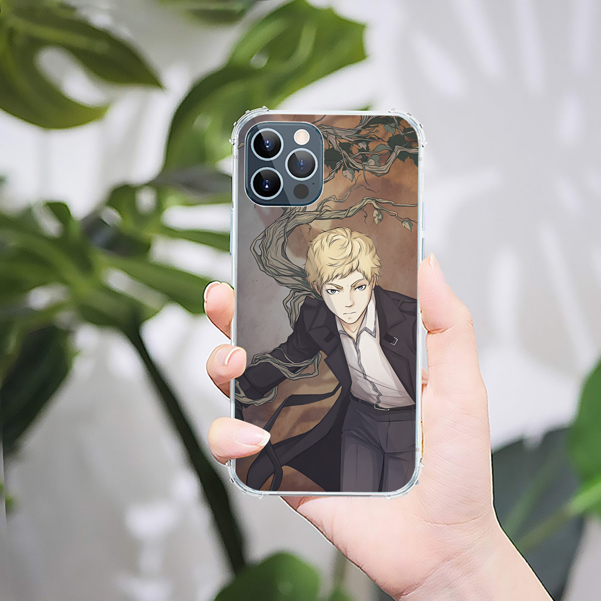 （画像用） 文豪ストレイドッグス Bungo Stray Dogs 【iPhone 12シリーズ対応】透明スマホケース（クリアソフトケース）